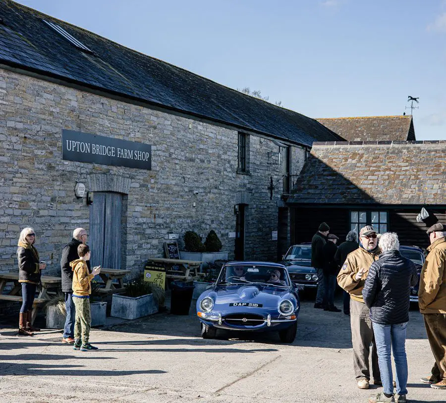 Cars and Coffee Upton Bridge Farm South Somerset Sun Banner