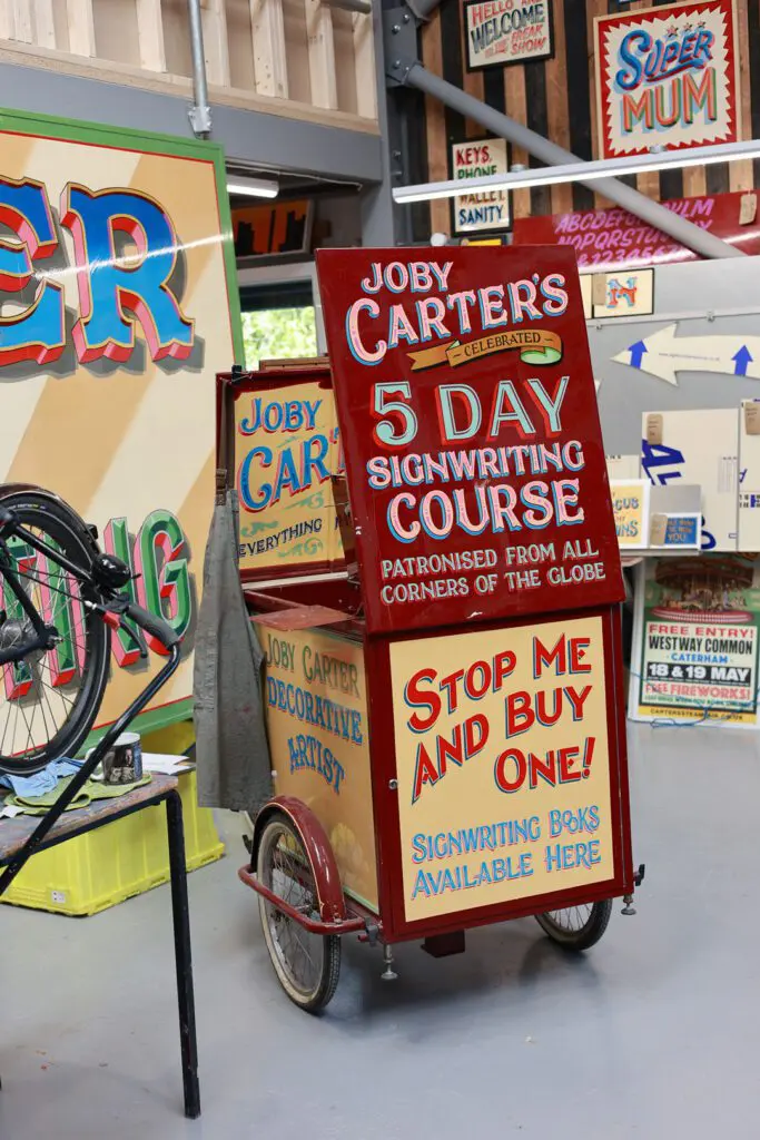 Hidden Somerset Joby Carter Signwriter Courses