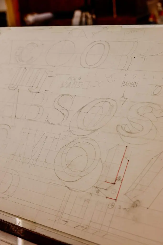 Hidden Somerset Joby Carter Signwriter Sketching