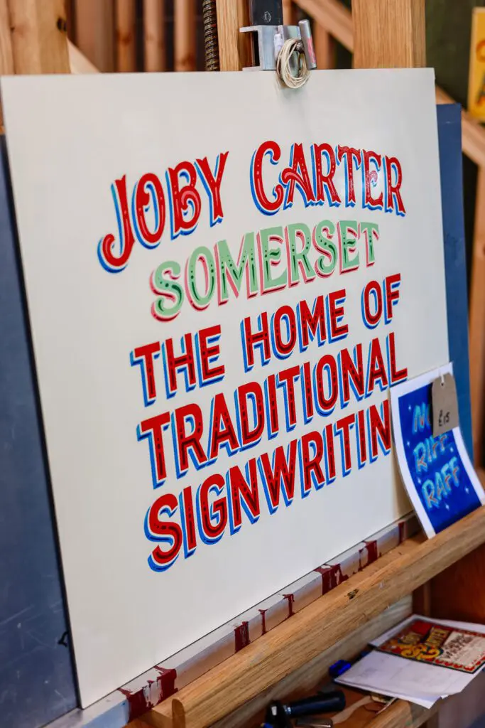 Hidden Somerset Joby Carter Signwriter Traditional