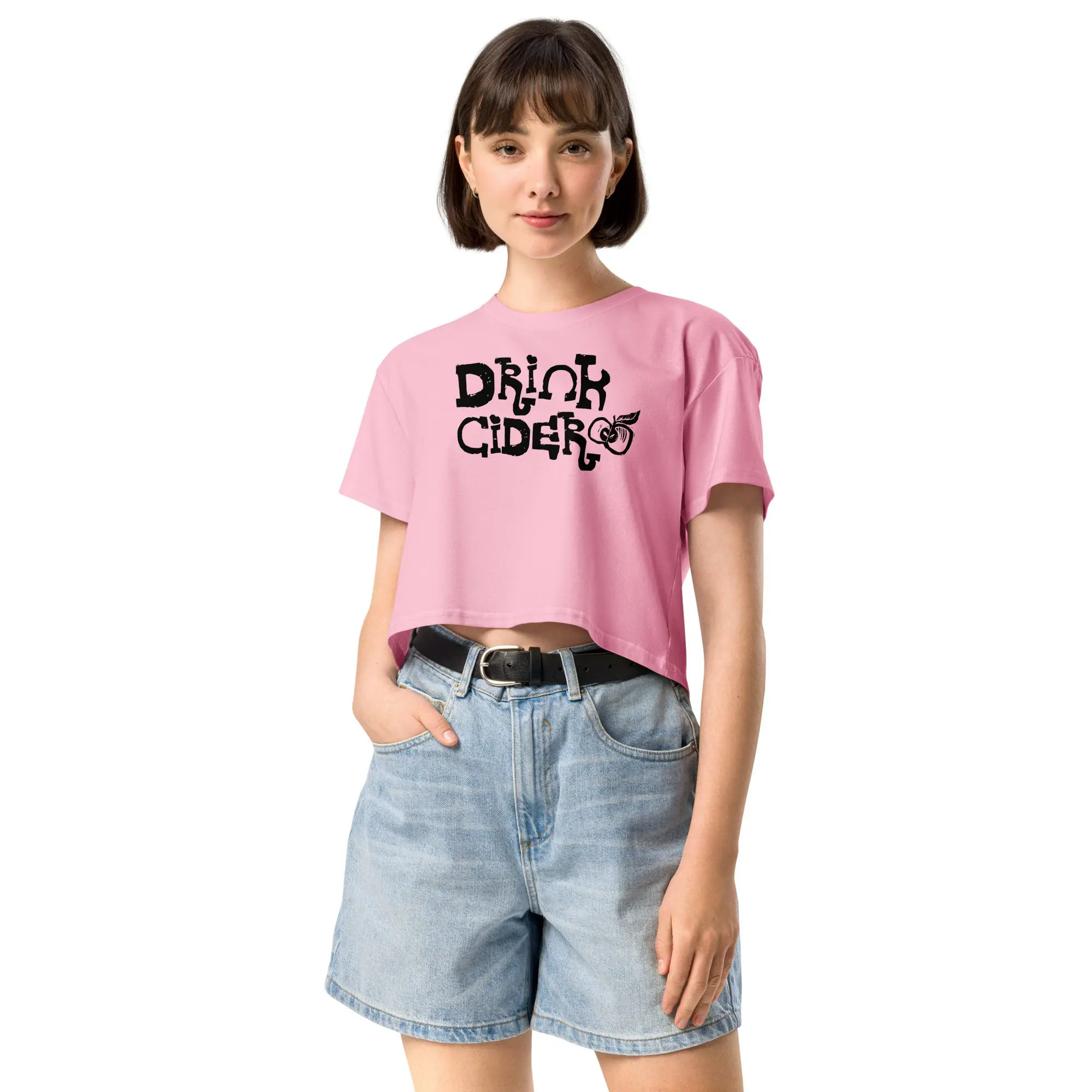 Drink Cider Women’s crop top - Image 3