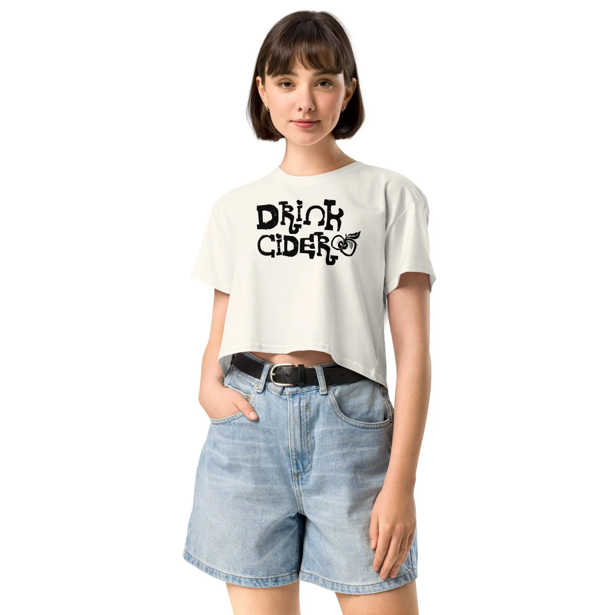 Drink Cider Women’s crop top - Image 7