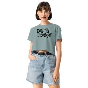 Drink Cider Women’s crop top