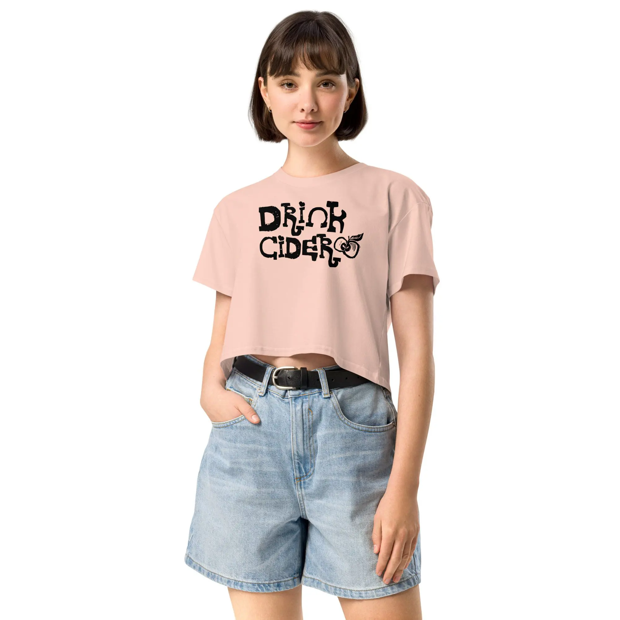 Drink Cider Women’s crop top - Image 4